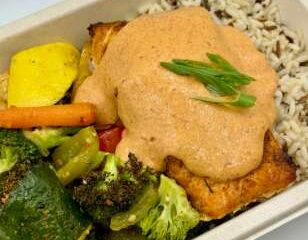 Salmon Chipotle with Potatoes